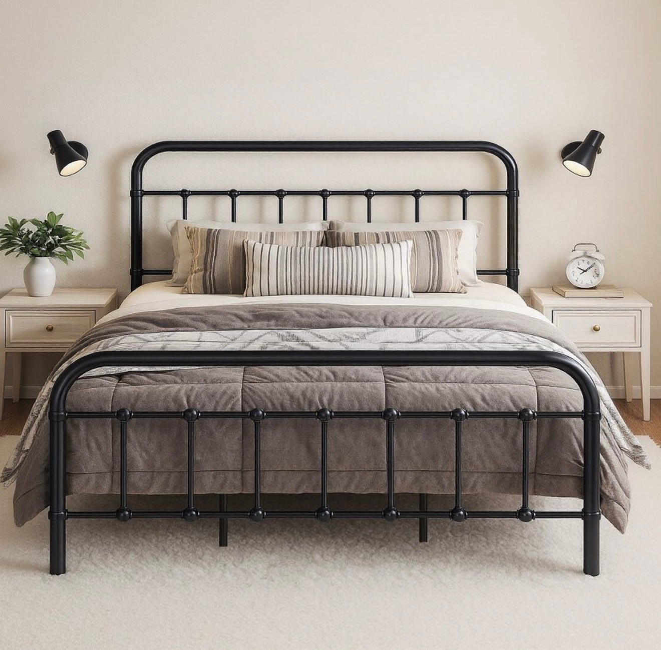 This beauty of a bed is currently on sale. King is only $278  

#LTKHome