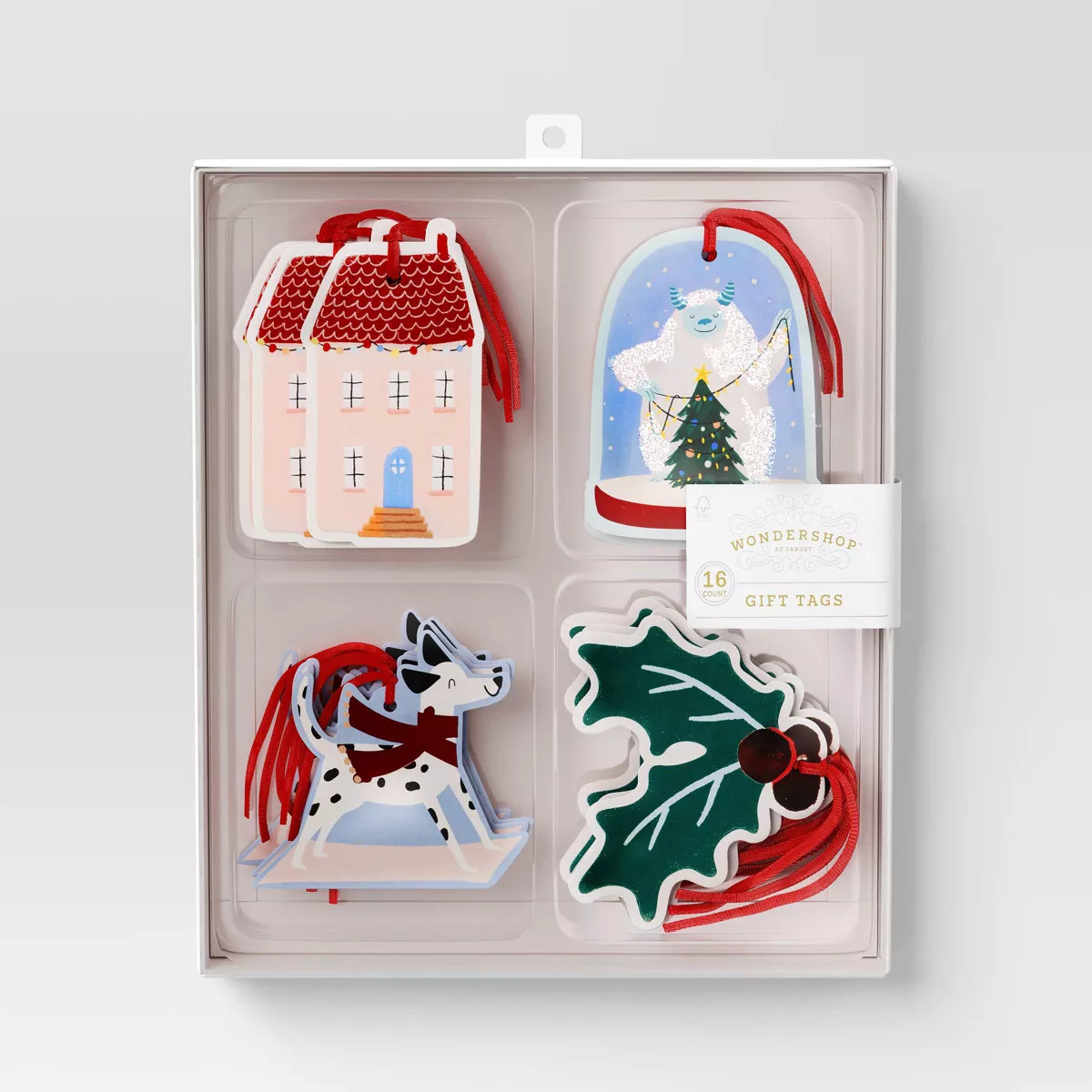 16ct Christmas Tie-On Gift Tags Classic Icons - Wondershop™ | Target
