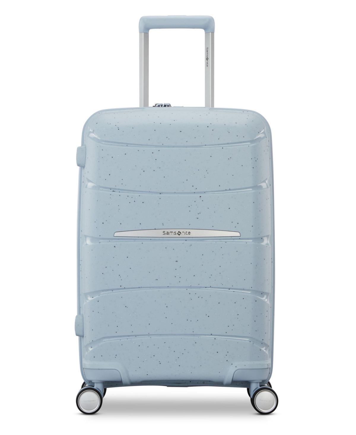 Closeout! Samsonite Outline Pro Hardside Carry-on Spinner - Translucent Blue | Macy's