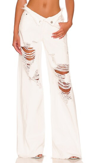 Ollie Jeans in White | Revolve Clothing (Global)