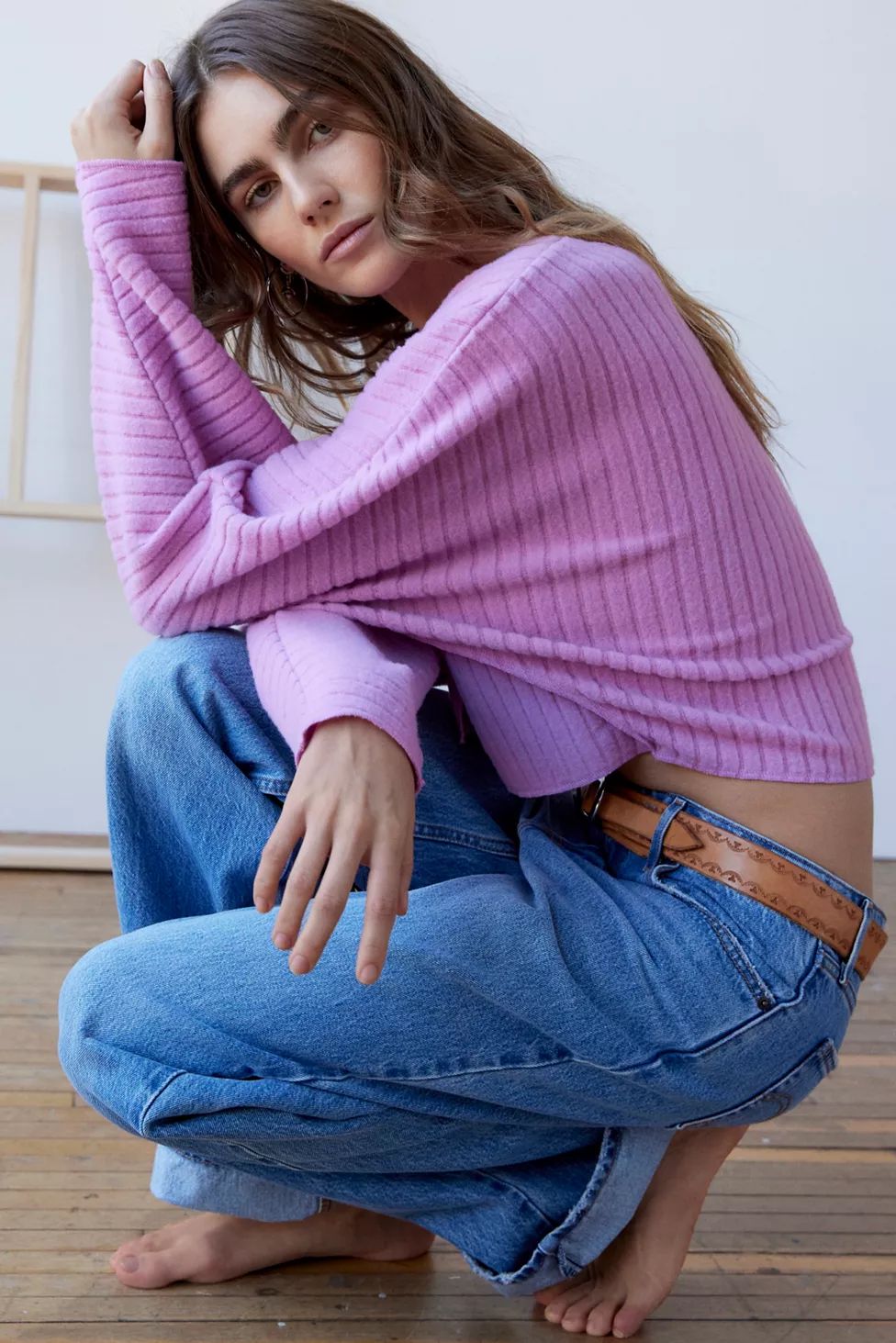 Out From Under Jordie Double Notch Long Sleeve Top | Urban Outfitters (US and RoW)