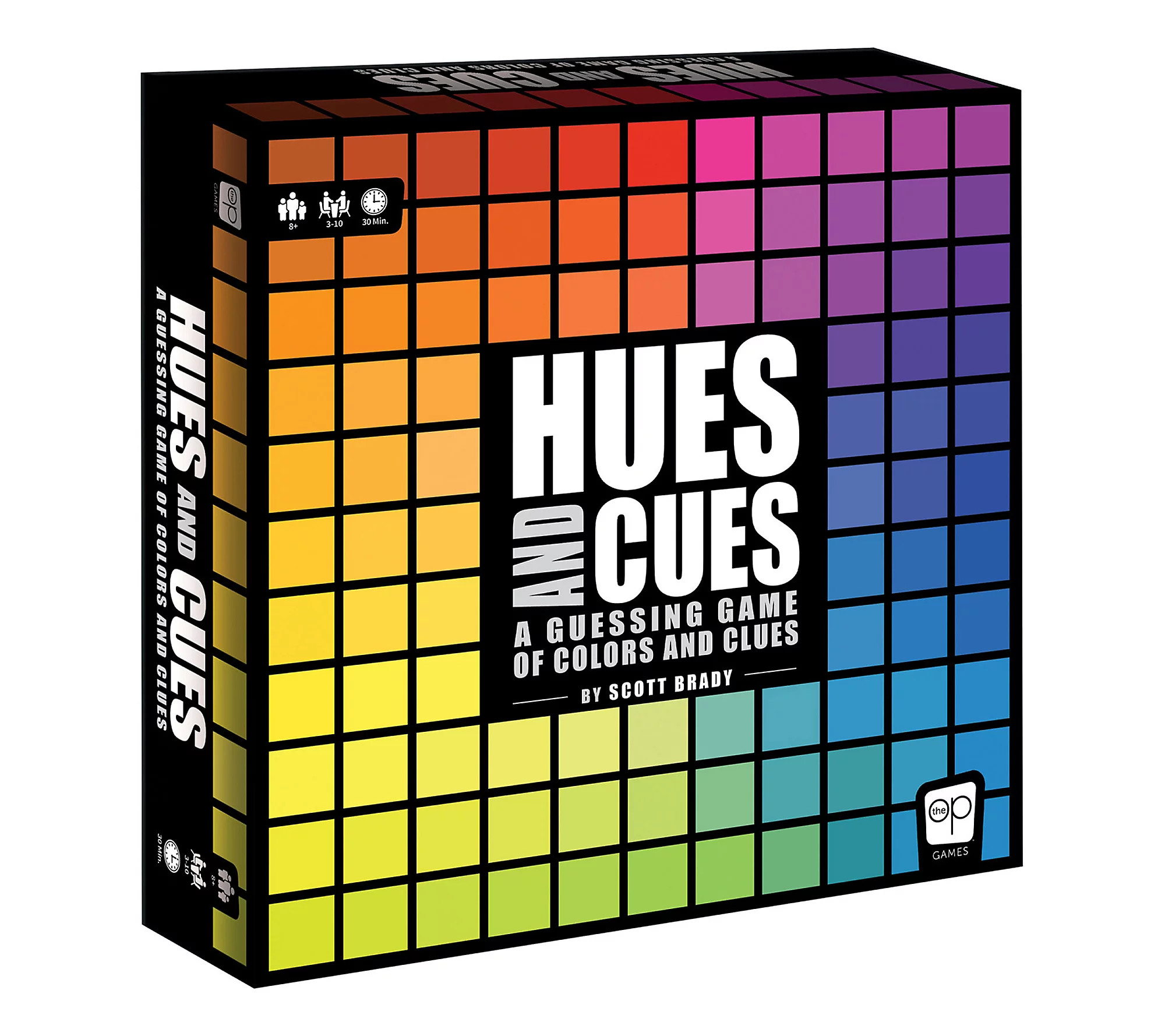 USAopoly Hues & Cues A Guessing Game Of Colors & Clues | QVC