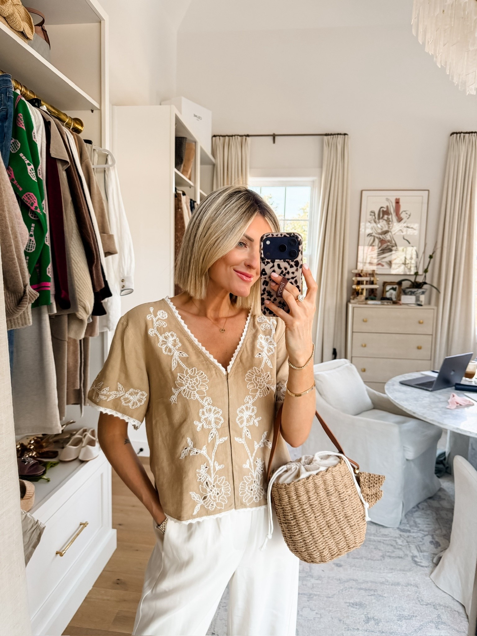 This embroidered blouse is so pretty! I love this styled with white pants for spring & summer! Currently on sale! Wearing XS!

Loverly Grey, spring top, spring blouse, Target sale, Target circle week 

#LTKSaleAlert #LTKSeasonal