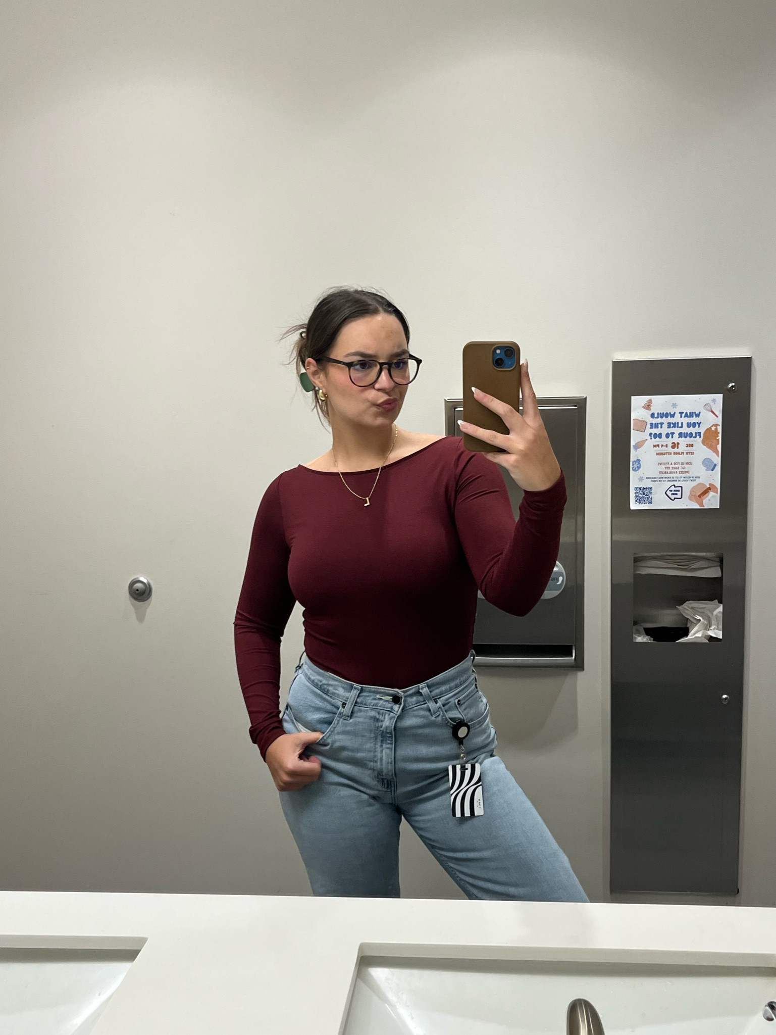 Outfit from work the other day in my office! Top is Hollister and these are my favorite Abercrombie jeans

#LTKSeasonal #LTKWorkwear #LTKHoliday