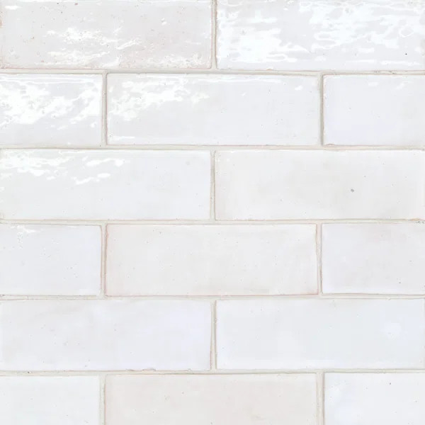 Zagora 2" x 6" Glossy Zellige Field Tile | Wayfair North America