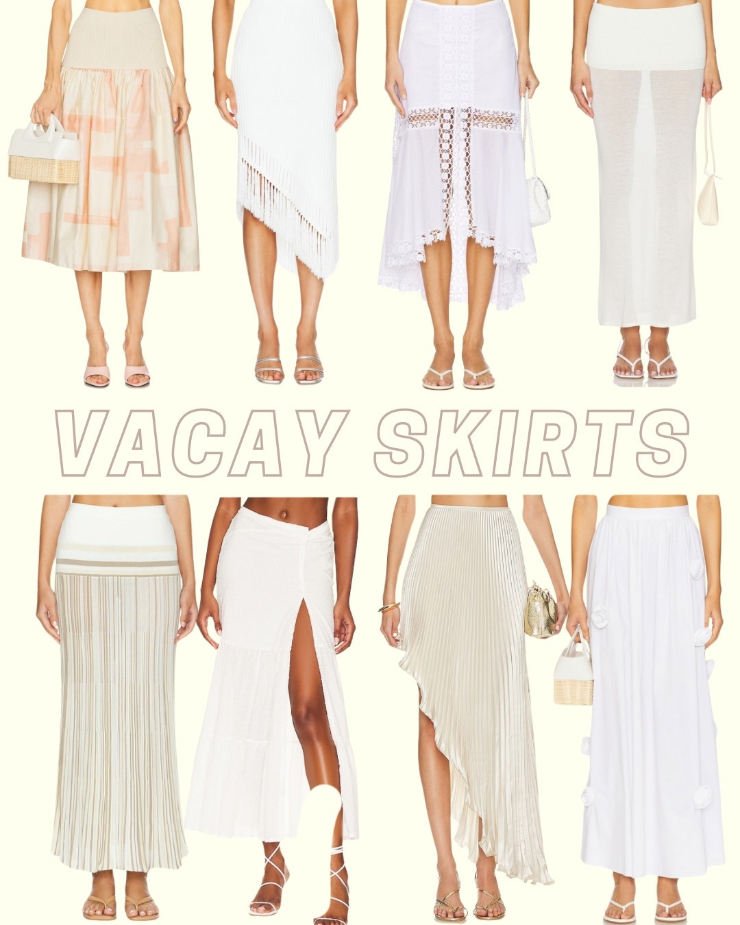 SUMMER VACATION SKIRTS


#LTKSeasonal #LTKTravel