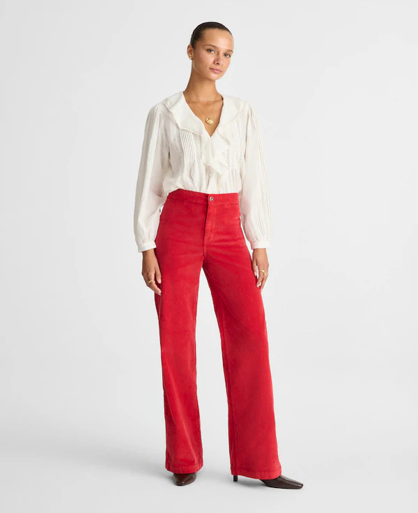 The Wide-Leg Pant in Corduroy | Madewell