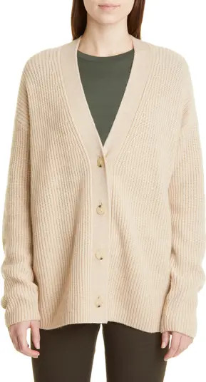 Vince Shaker Stitch V-Neck Wool & Cashmere Cardigan | Nordstrom | Nordstrom