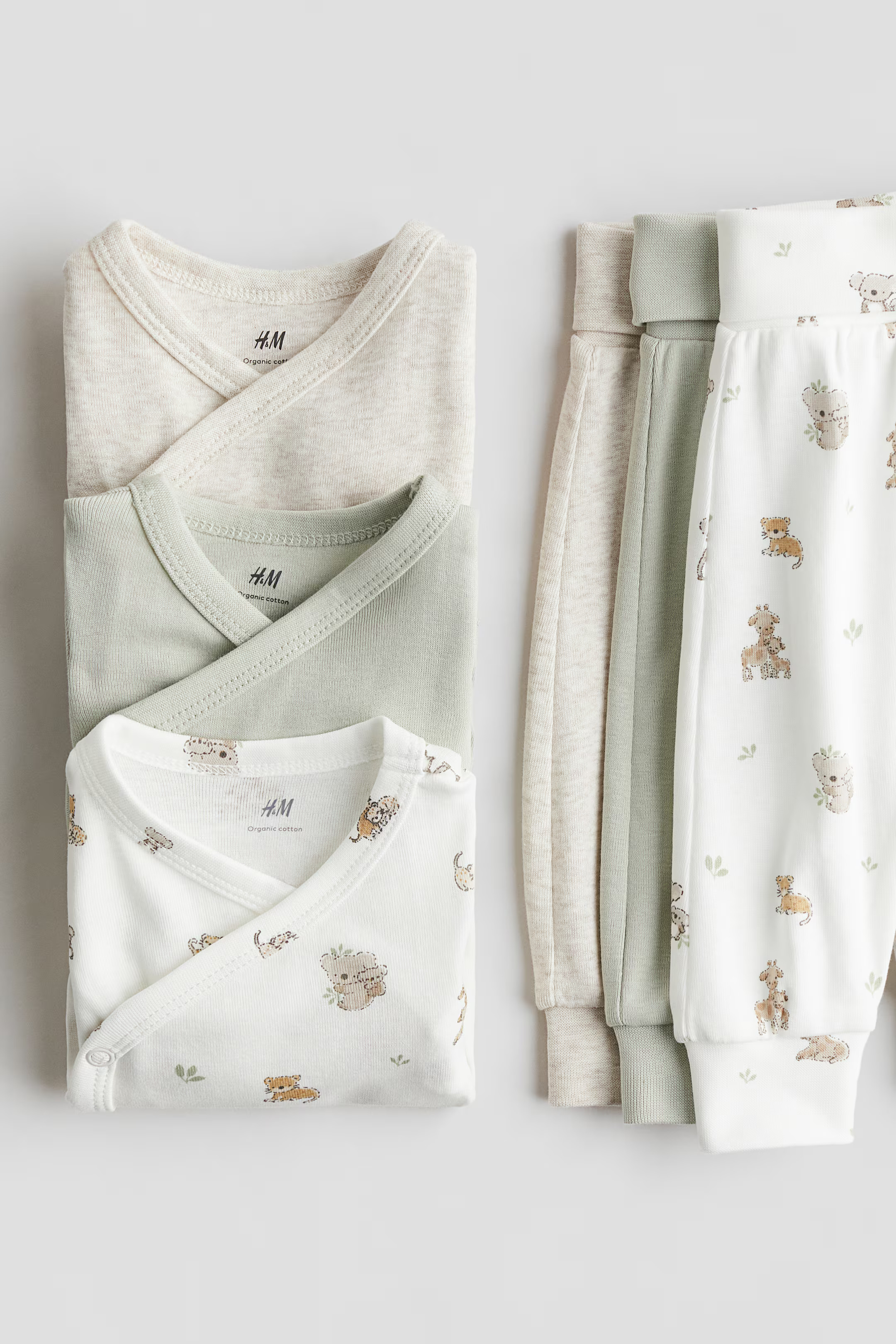 6-piece Bodysuit and Pants Set | H&M (US + CA)