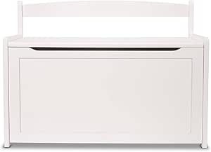 Melissa & Doug Wooden Toy Chest - White Furniture for Playroom - Kids Toy Box, Wooden Storage Org... | Amazon (US)