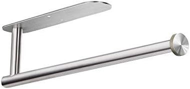 Paper Towel Holders-Blcak,Paper Towels Rolls - for Kitchen,Paper Towels Bulk- Self-Adhesive Under... | Amazon (US)