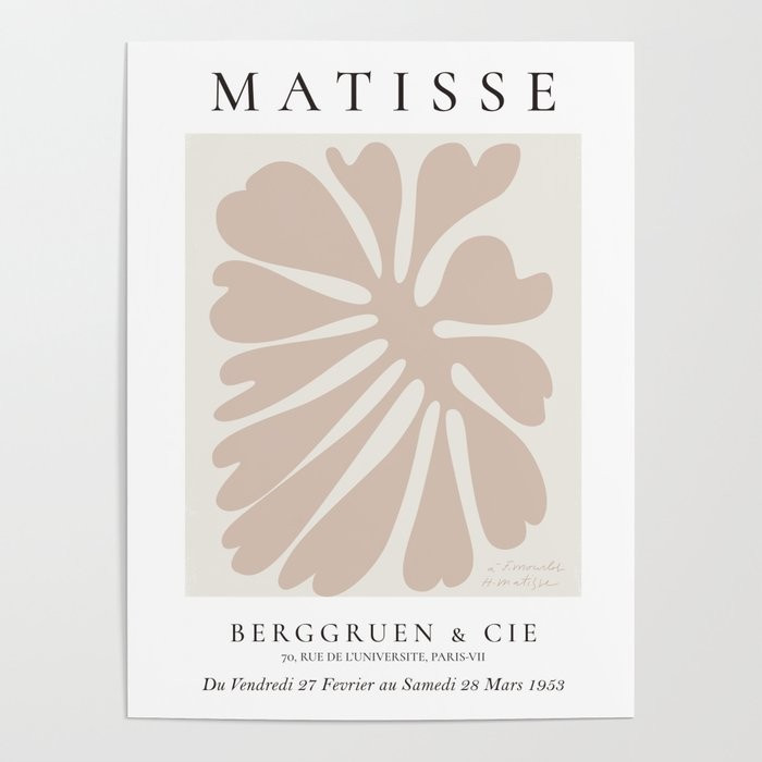 Matisse - Modern Cutouts Poster Poster | Society6