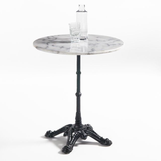 Redville Garden Pedestal Table with Marble Top (Seats 2) | La Redoute (UK)