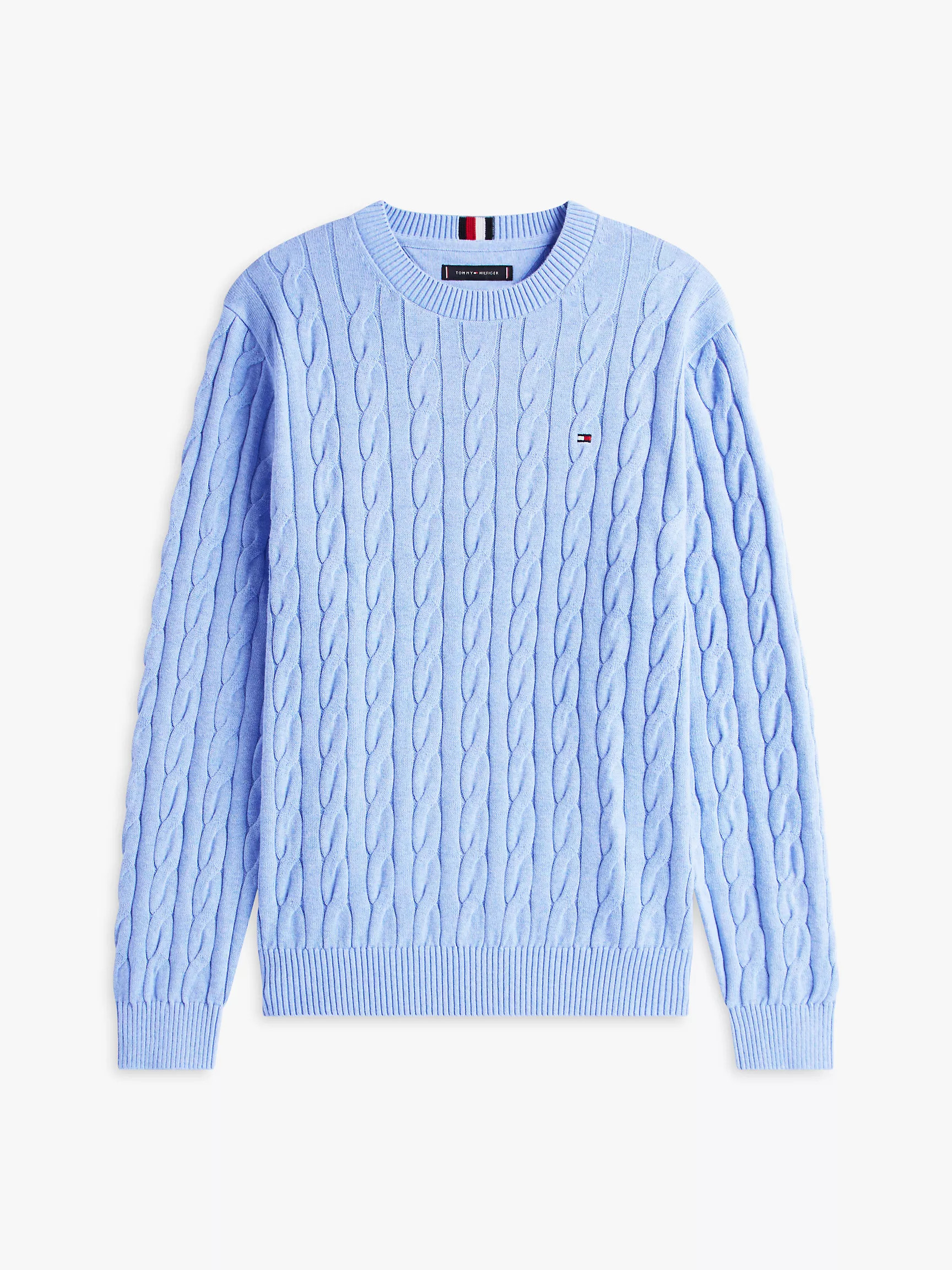 Cable Knit Crewneck Sweater | Tommy Hilfiger | Tommy Hilfiger (US)