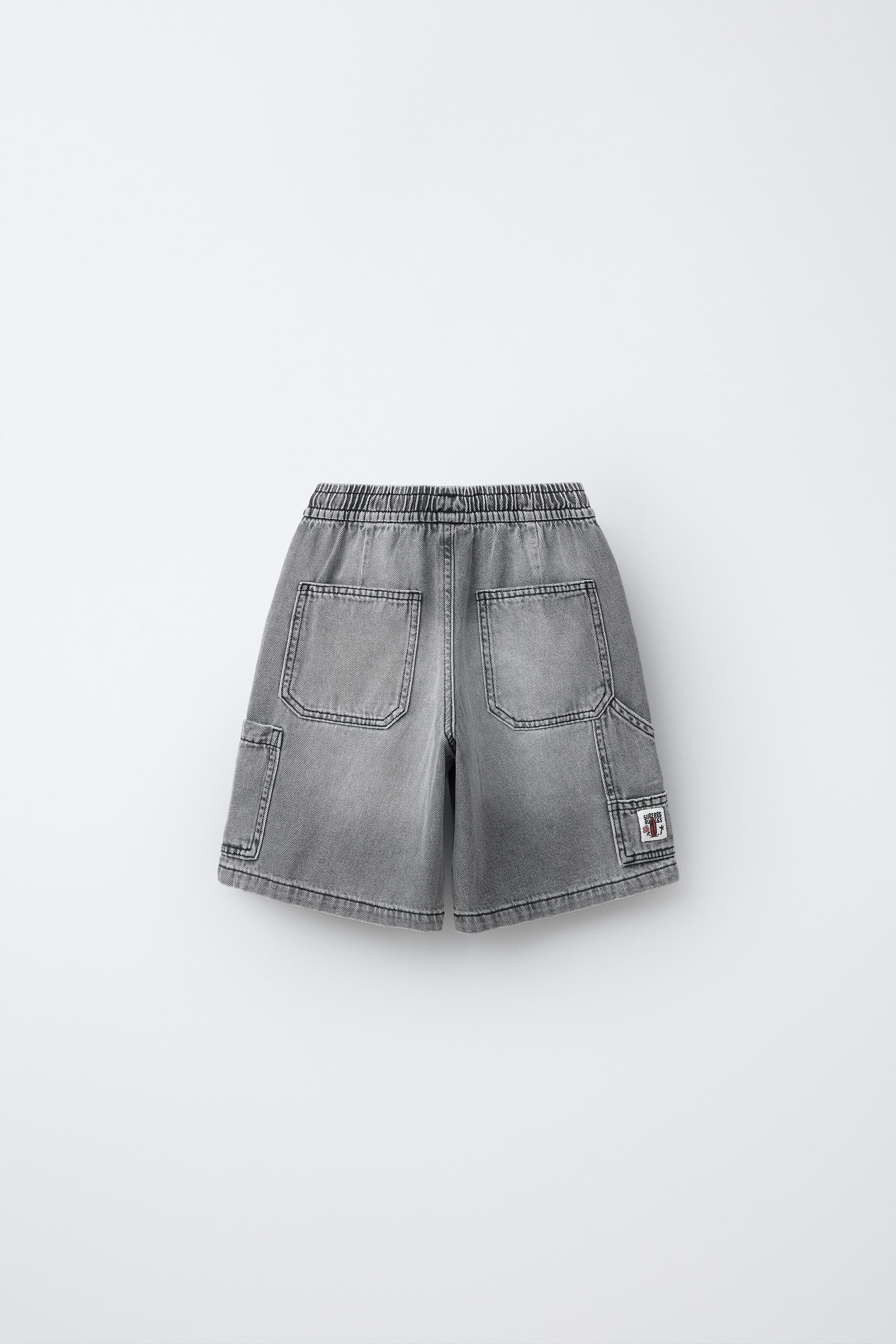 BAGGY CARPENTER DENIM BERMUDA SHORTS | Zara UK