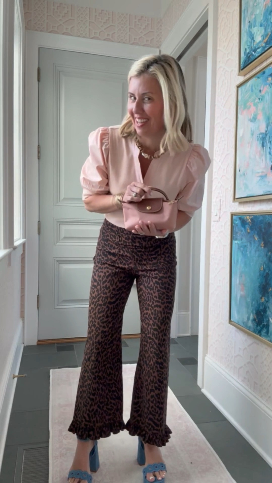 This Quince top is a best seller and comes in multiple colors. I love that it’s mixed media with all the details! 

Top - xs
Pants - 26
Shoe - 8 

#LTKOver40 #LTKmomlife #LTKdayinmylife