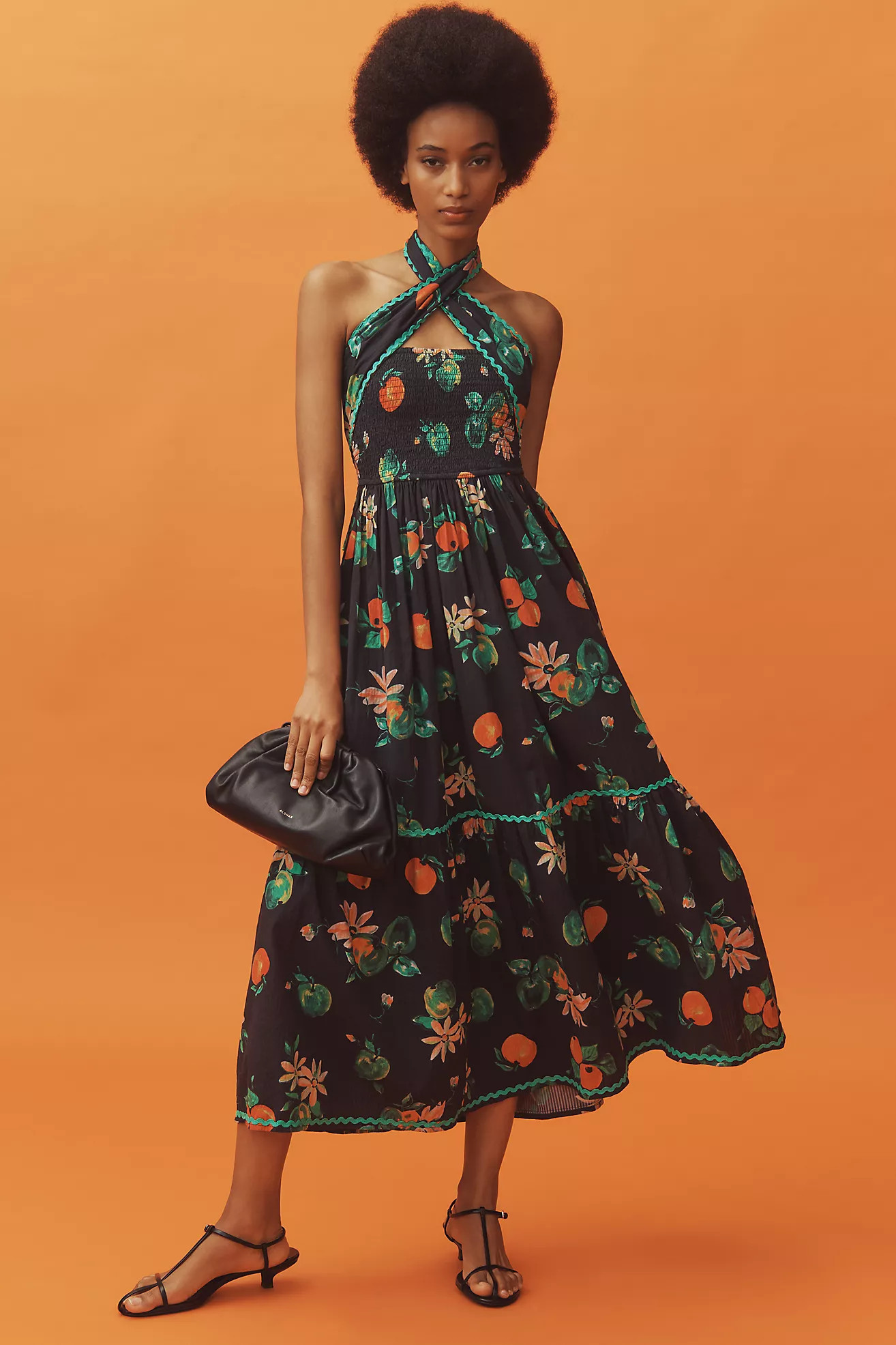 Damson Madder Pia Midi Dress | Anthropologie (US)