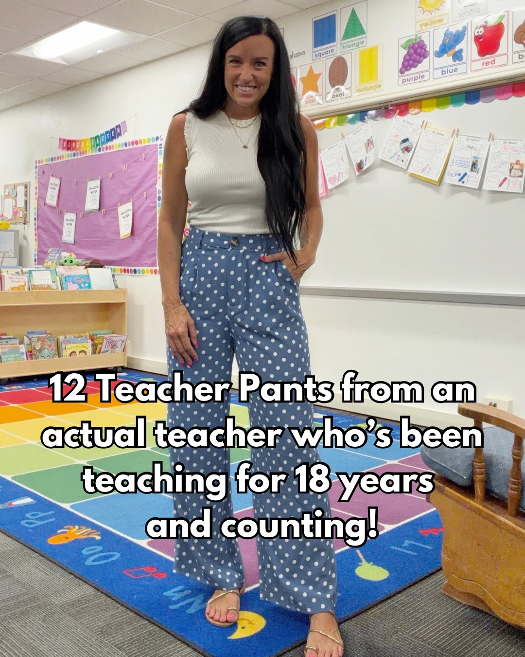 12 teacher pants & jeans from an actual primary teacher who is back in the classroom for year 19! 😍

Comment SHOP for the links!

Size info is on each image, but let me know if you have any questions! Many are on deal on Amazon and I have a few favorites from Loft, Target, and Walmart too!!

Outfits include: polka dot trousers pants, floral wide leg pants, a few cute styles of linen-blend wide leg and straight leg pants, barrel linen-blend pants, balloon pants, my favorite teacher jeans from Nordstrom and some cute short sleeve sweater tops to wear to work!


#teachersofinstagram #teachertribe teacher life elementary teachers, teacher fashion, teacher outfit ideas, kindergarten teacher, real life outfits, teacher ootd Target circle, Walmart style #amazonfashion @loft #teacheroutfits @amazonfashion

#LTKootd #LTKdayinmylife #LTKSaleAlert