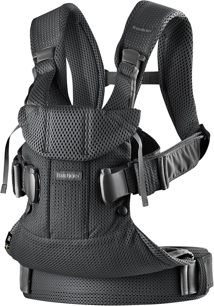 BabyBjörn New Baby Carrier One Air 2019 Edition, Mesh, Black, One Size (098025US)(Pack of 1) | Amazon (US)