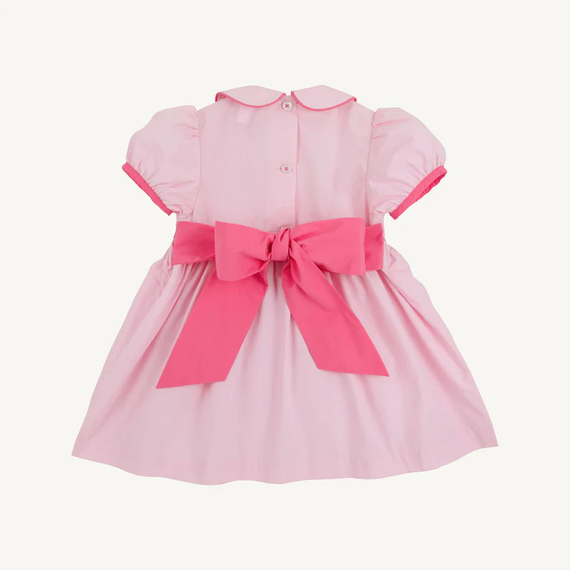 Dollie Mae Dress Palm Beach Pink Romany Rose - Girls Pink Dress | Beaufort Bonnet | The Beaufort Bonnet Company