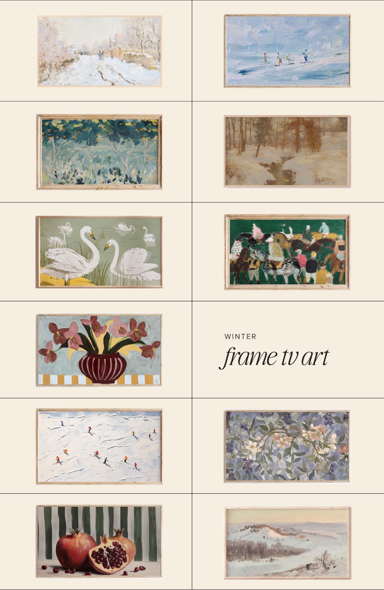 frame tv art for winter ❄️

#LTKSeasonal #LTKHome