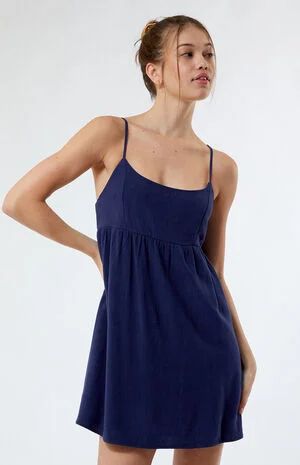 LA Hearts Linen Mini Dress | PacSun