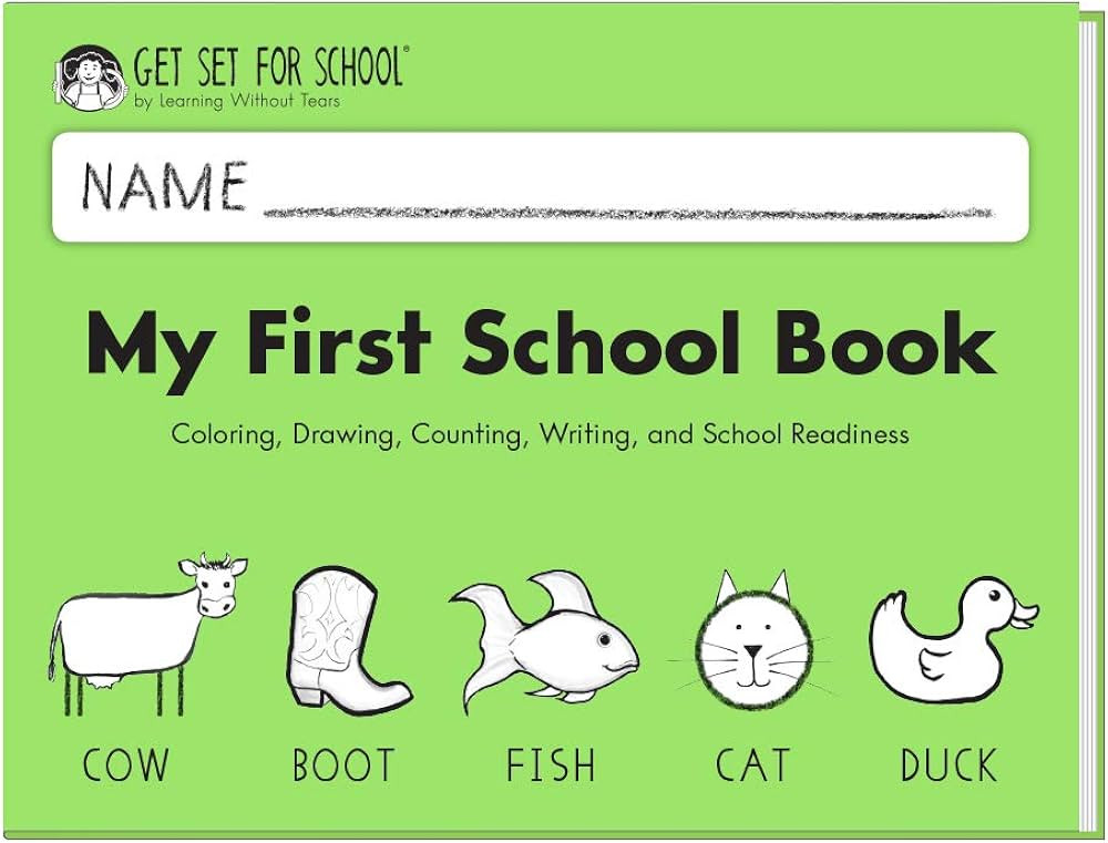 Learning Without Tears - My First School Book Student Workbook, Current Edition - Get Set for Sch... | Amazon (US)