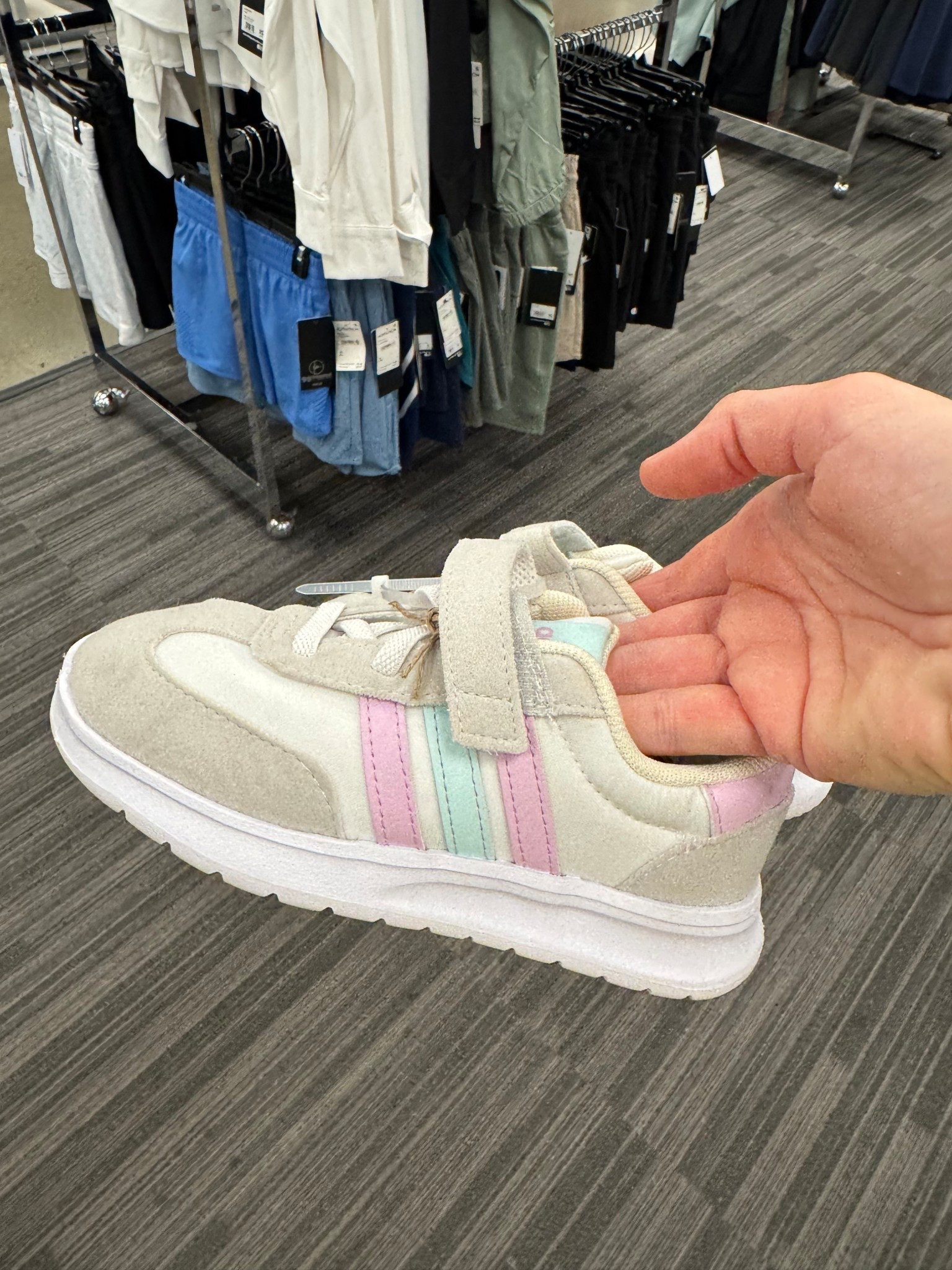 Girly but still cutesy lightweight toddler sneakers. 

#LTKFamily #LTKKids #LTKSaleAlert