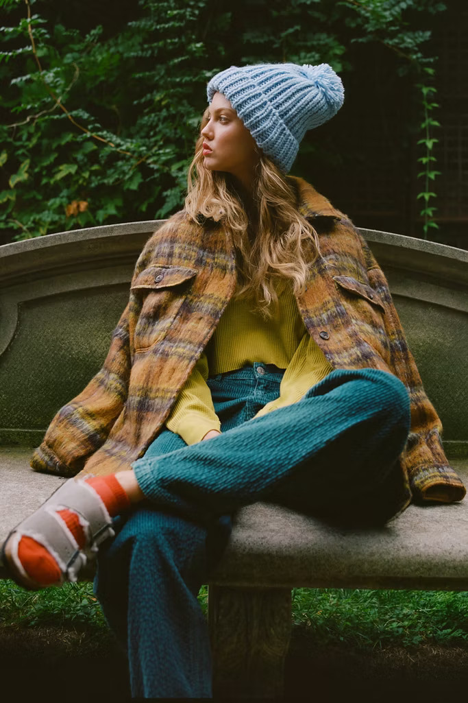 UO Harlow Plaid Shirt Jacket | Urban Outfitters (US and RoW)