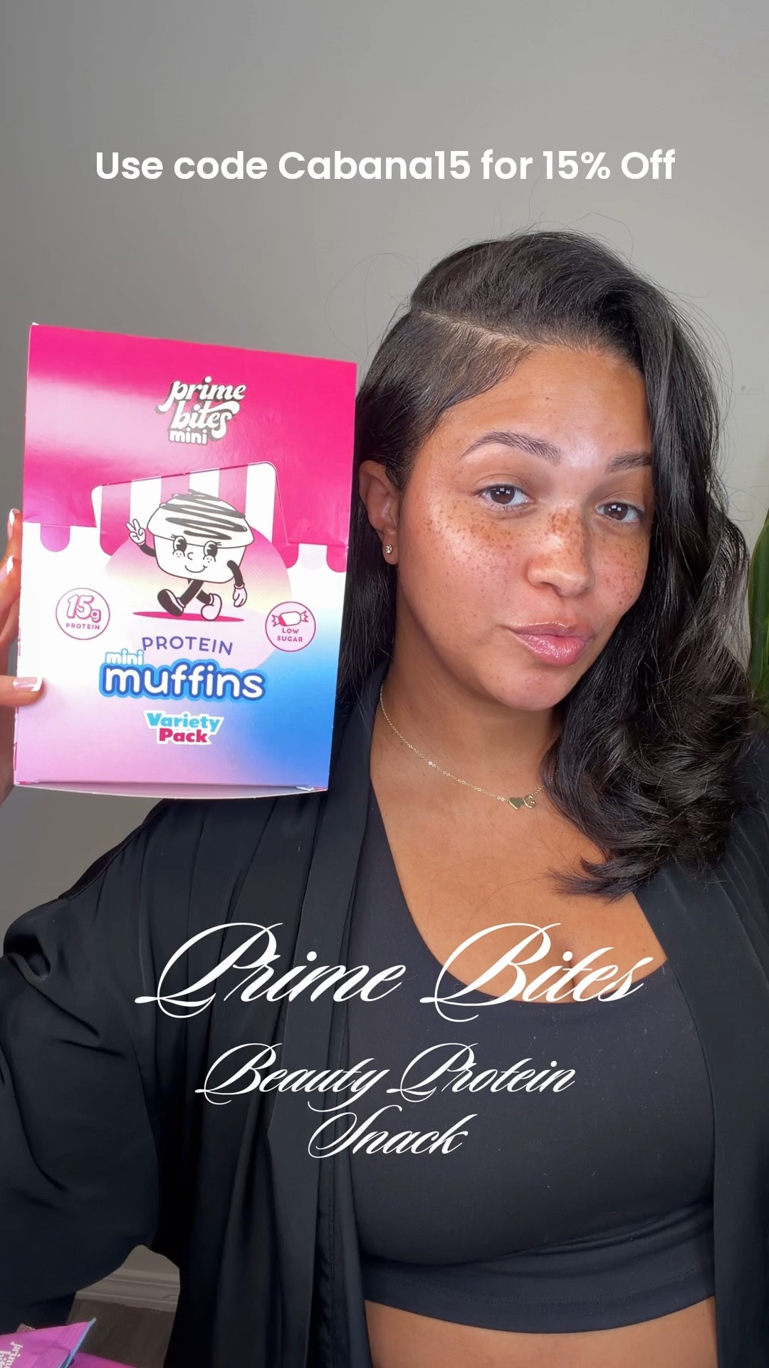 Prime Bites Protein Treats Mini Muffin Variety Pack - 15g Protein and 5g Collagen
aka your "Beauty Protein Snack" 
🩷🍫🫐🍪🧁

Use code ‘Cabana15’ for 15% off your order at checkout 🤩

#LTKfoodie 

#LTKActive #LTKkids