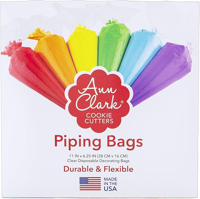 Ann Clark Piping Bags Disposable 11" Cookie and Cake Decorating Bags 48 Count | Amazon (US)