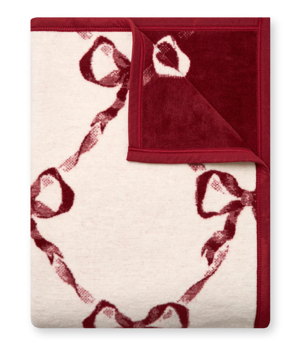 December Bows Throw Blanket | ChappyWrap | ChappyWrap
