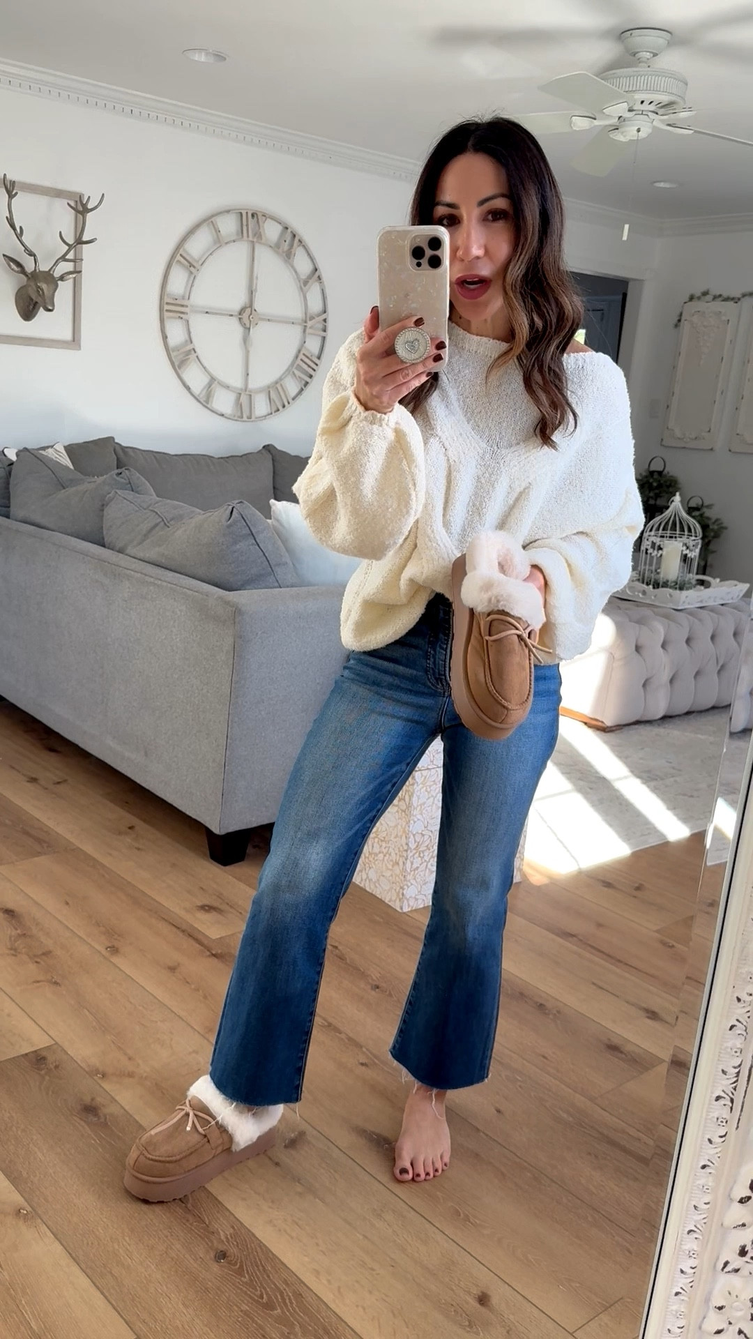 Jeans code cyber25. Sweater small, jeans 25, clogs TTS. Color coffee.

#LTKFindsUnder100 #LTKCyberWeek #LTKFindsUnder50