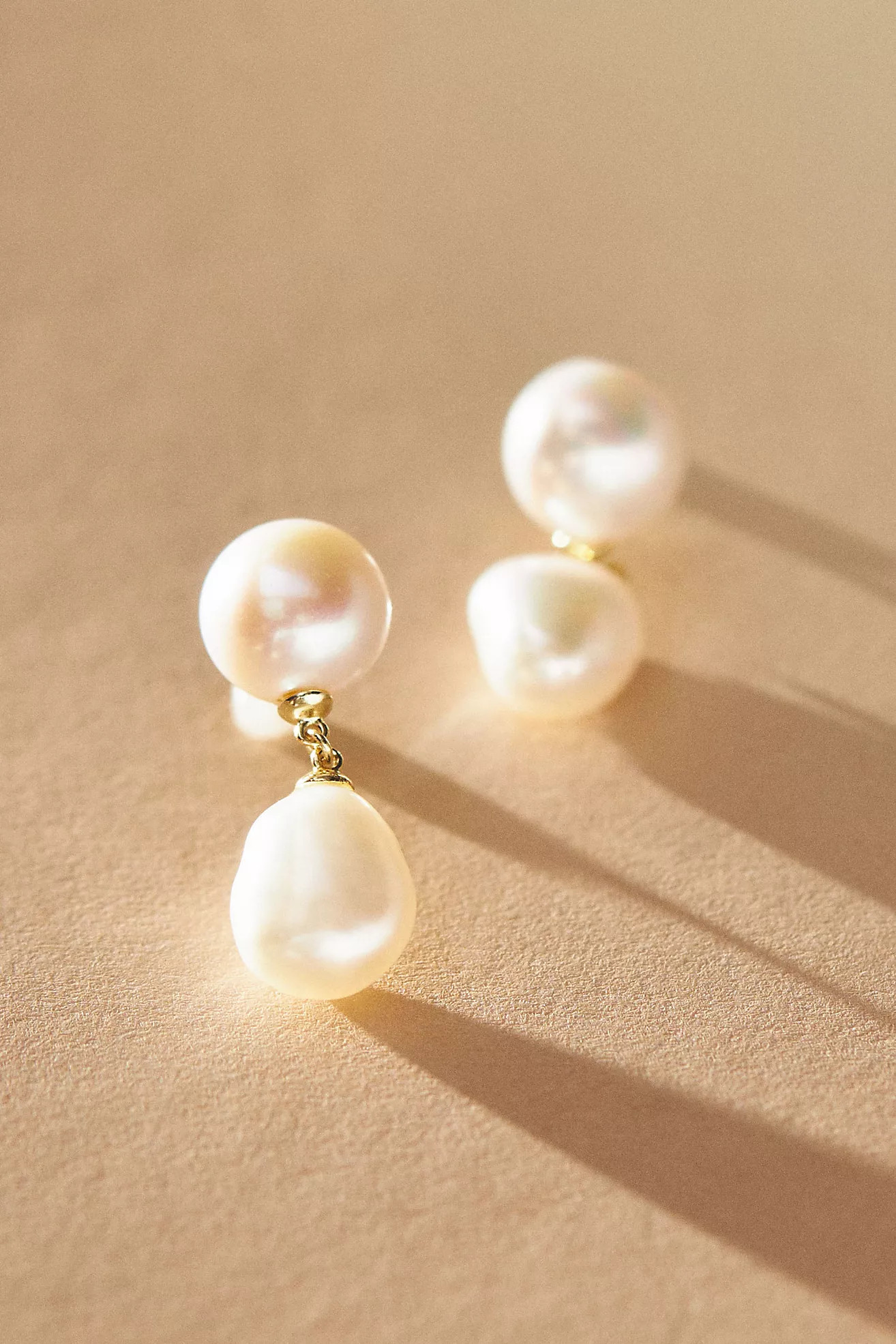 Shashi Dainty Pearl Drop Earrings | Anthropologie (US)