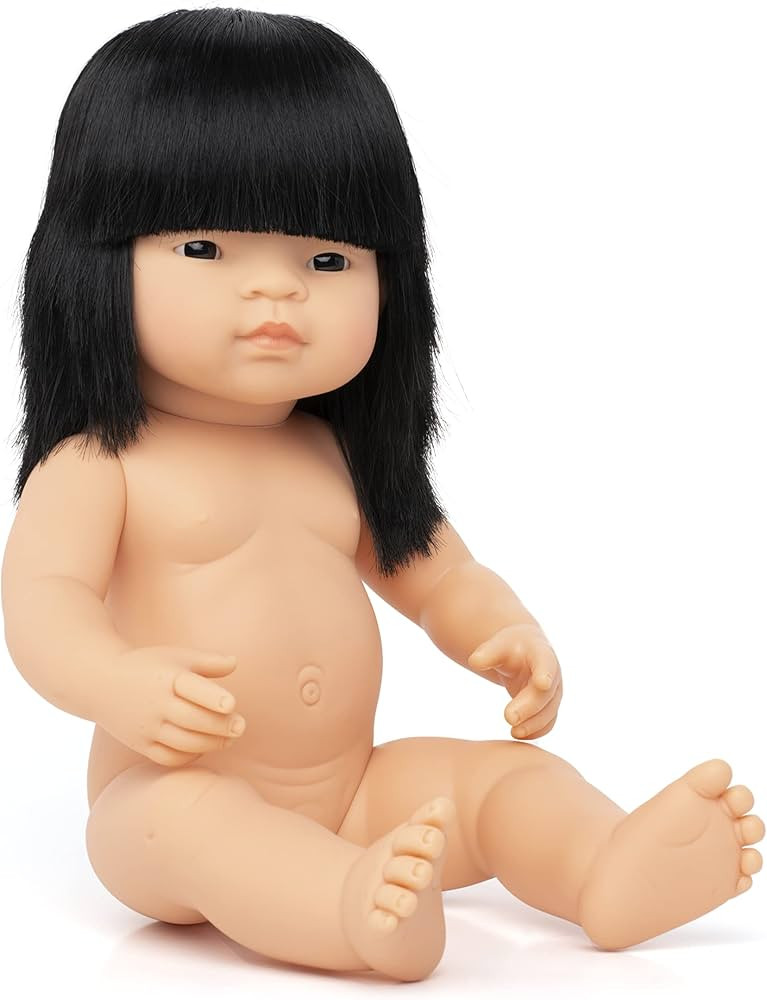 Miniland Doll 15'' Asian Girl (Polybag) - Made in Spain, Anatomically Correct, Quality, Inclusion | Amazon (US)