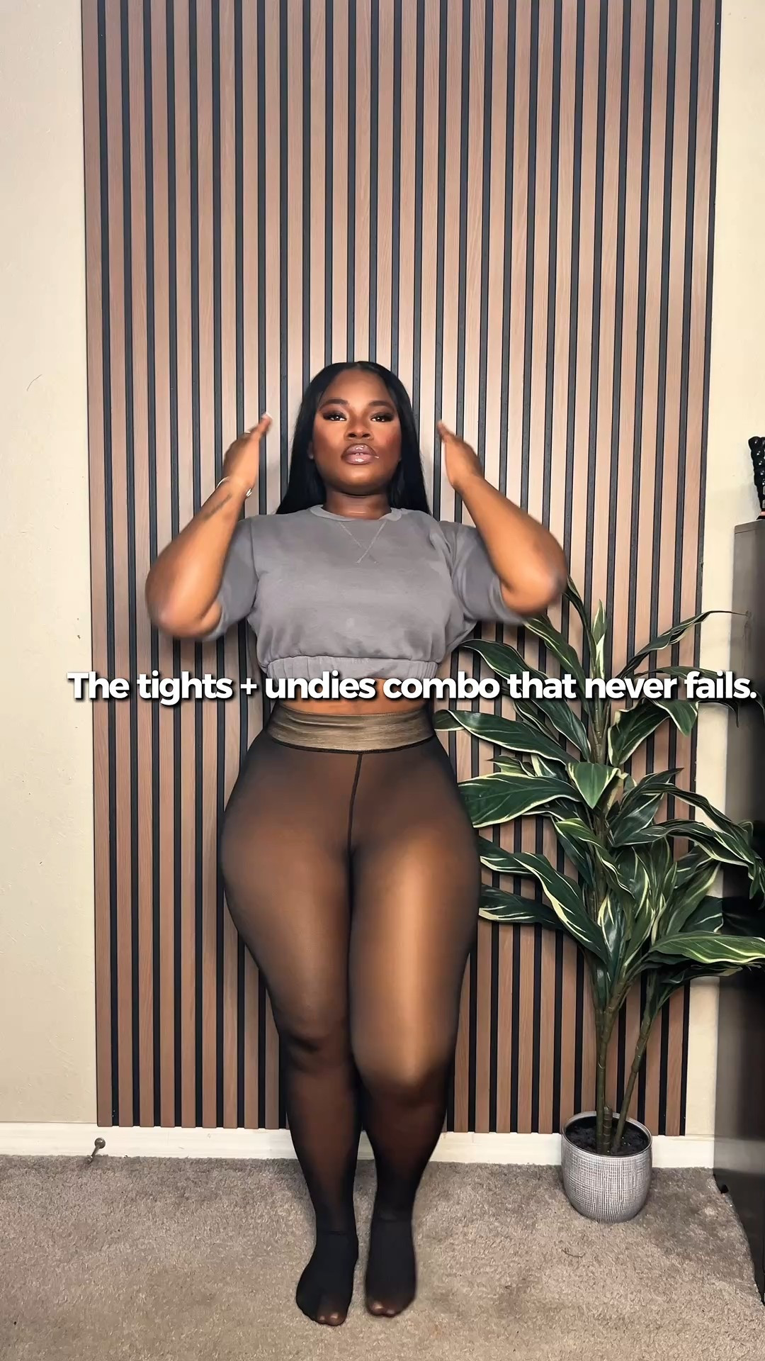 Tights without the right thong? Don’t do it.

This combo is smooth, comfortable, and never shows through.
Petite-curvy approved 🤍

#petitecurvy
#curvyfashion
#tightsseason
#outfitdetails
#curvyapproved
#ltkcreator
#stylingtips



#LTKootd #LTKMidsize #LTKgrwm