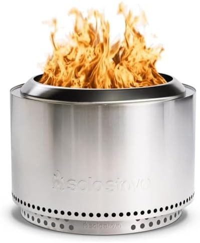 Solo Stove Yukon 27 Inch Smokeless Fire Pit with Removable Ash Pan - Wood Burning Portable Stainl... | Amazon (US)