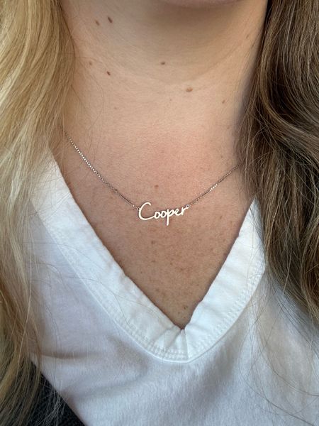 I treated myself to an early Mother’s Day gift 🥰 This is my new favorite Etsy shop – the quality is wonderful & the service was great! This necklace is 30% off right now ($29.40, normally $42!) 

#LTKfamily #LTKFind #LTKbaby