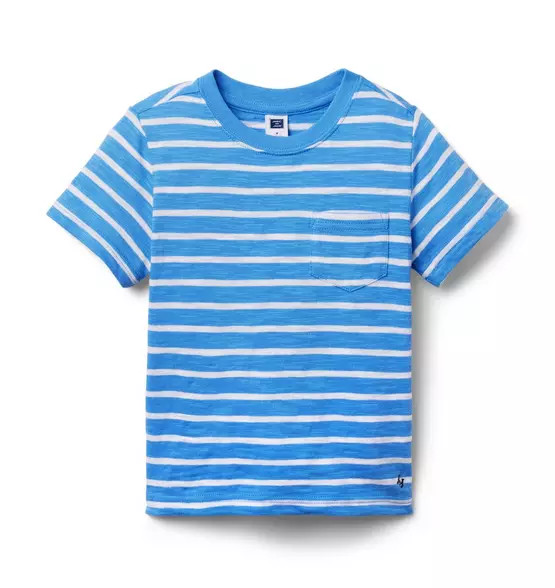 Striped Slub Pocket Tee | Janie and Jack