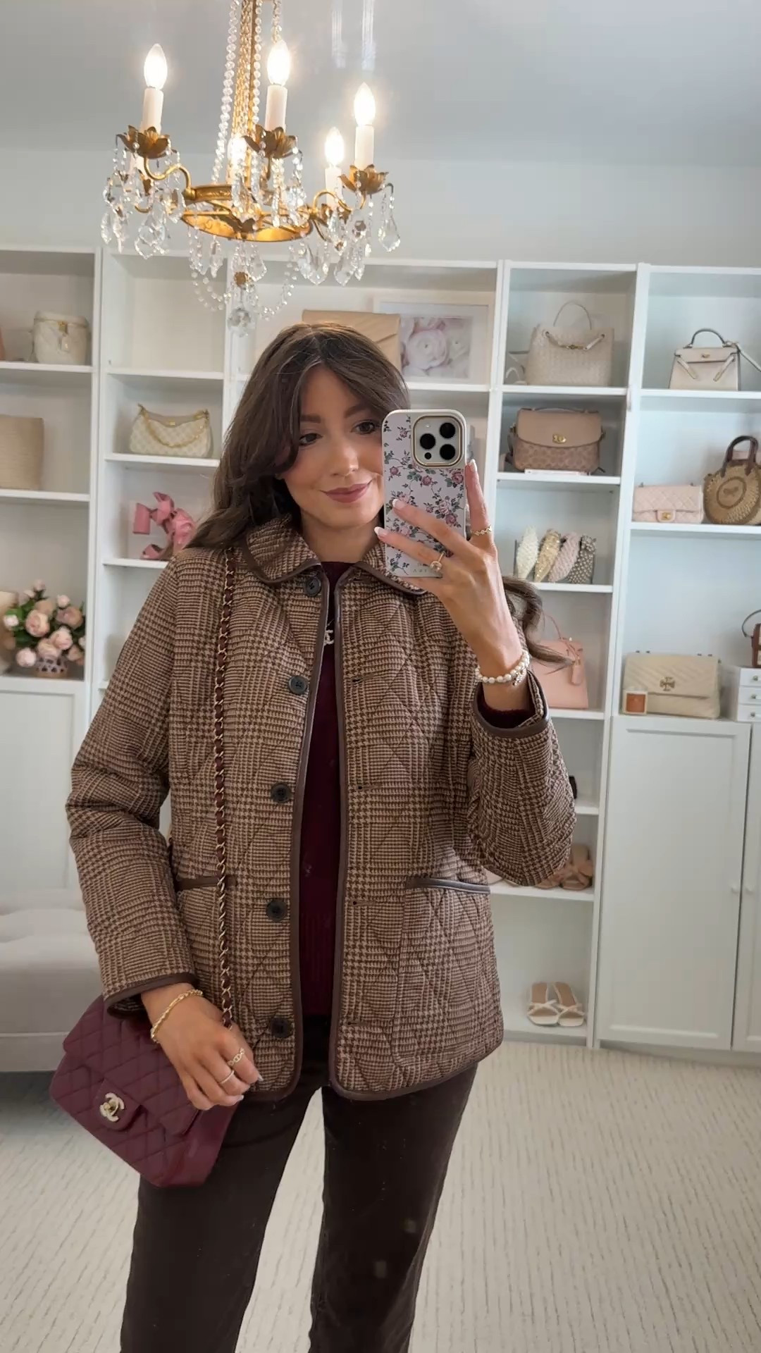 Chic fall outfit idea from Nordstrom! Use code YOUROCK on the ballet flats for 20% off. 

Ralph Lauren quilted jacket. Burgundy sweater. Quince chocolate brown jeans. Loeffler randall ballet flats Leonie. Burgundy Chanel bag 

#LTKFindsUnder50 #LTKFindsUnder100 #LTKSeasonal