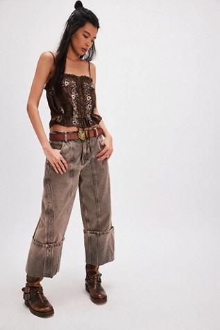 We The Free Olsen Cuffed Crop Barrel Jeans | Free People (Global - UK&FR Excluded)