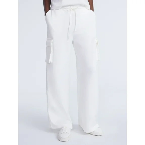 Scoop Women's and Women's Plus New Scubaknit Cargo Pants, Sizes XS-4X | Walmart (US)