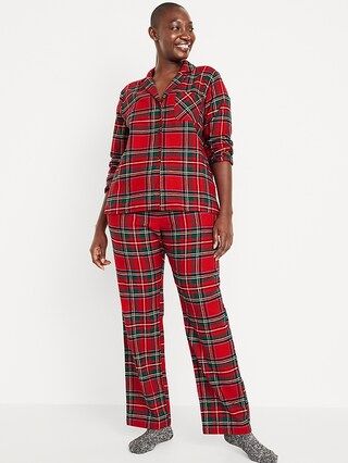 Matching Flannel Pajama Set for Women | Old Navy (US)