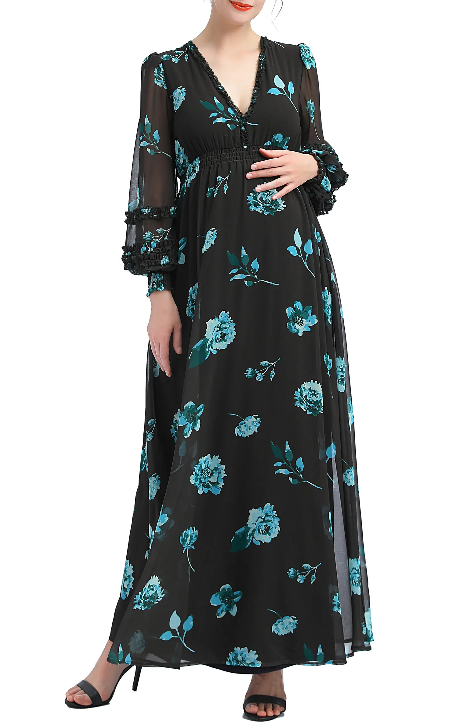 Kimi and Kai Kimi & Kai Elena Long Sleeve Maternity Dress | Nordstrom | Nordstrom