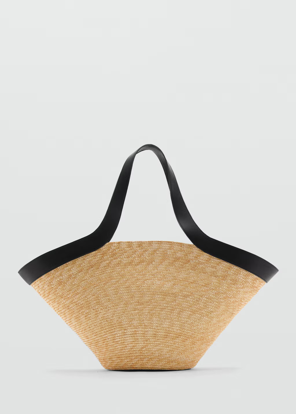 Natural fibre carrycot bag | MANGO (US)