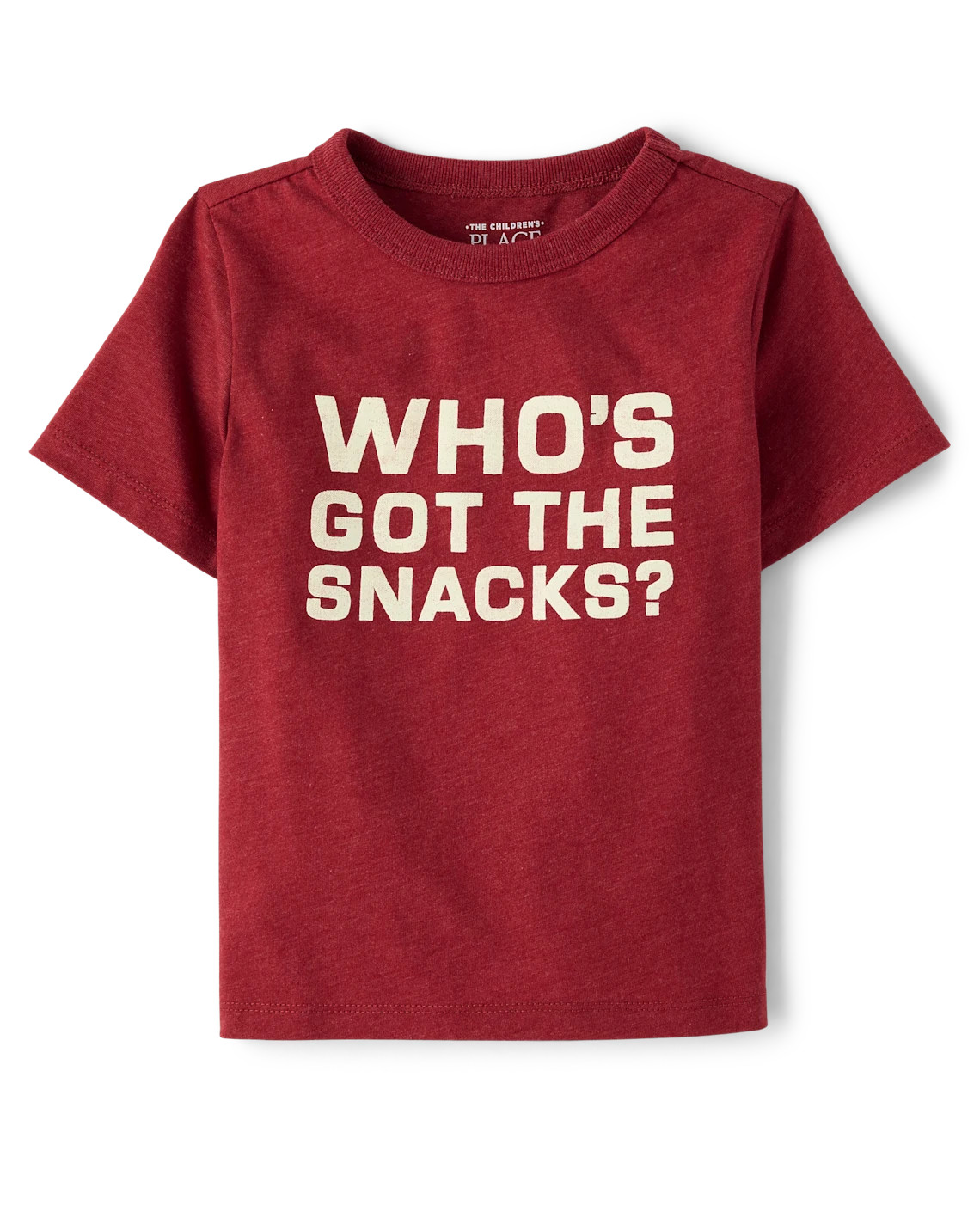 Baby And Toddler Boys Snacks Graphic Tee - red | The Children's Place
