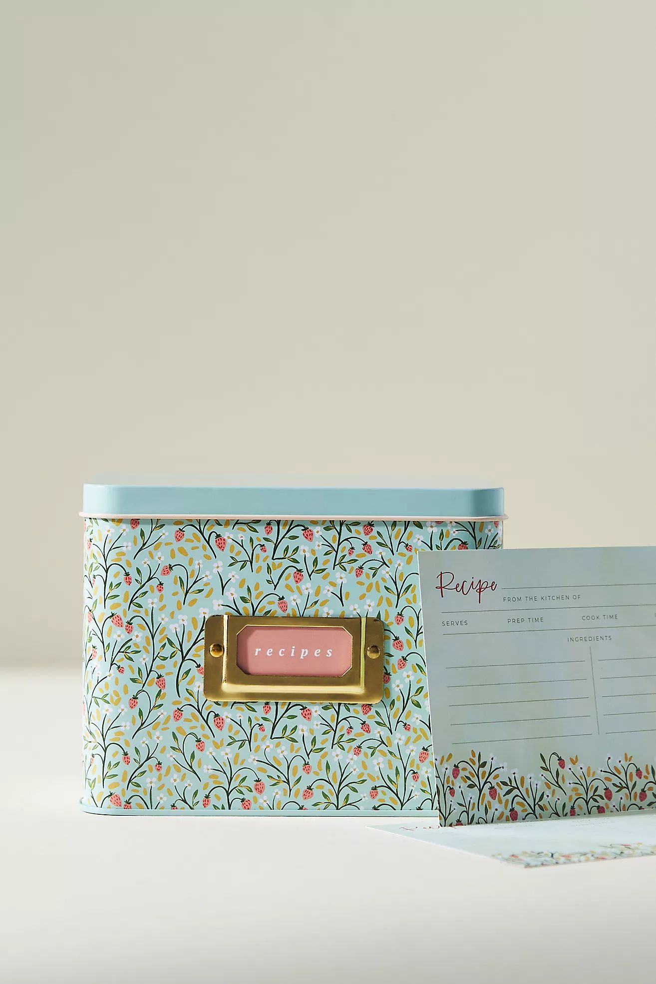 1canoe2 Tin Recipe Box | Anthropologie (US)