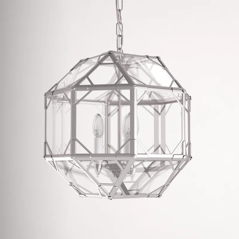 Collins 3 - Light Unique Geometric Chandelier | Wayfair North America