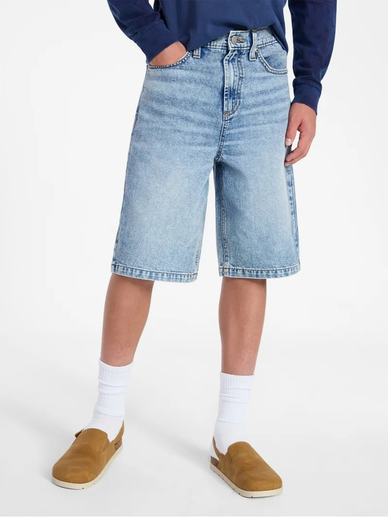 Weekend Academy Boys Baggy Denim Shorts, Sizes 4-18 | Walmart (US)