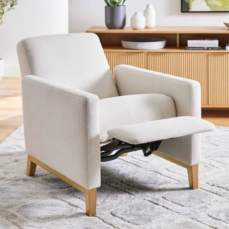 Better Homes & Gardens Reading Push Back Recliner, Cream | Walmart (US)